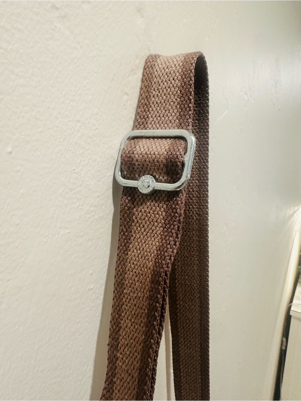 Genuine Kipling Albena Small Crossbody Bag - Dusty Taupe w/ keychain attached - Picture 7 of 9